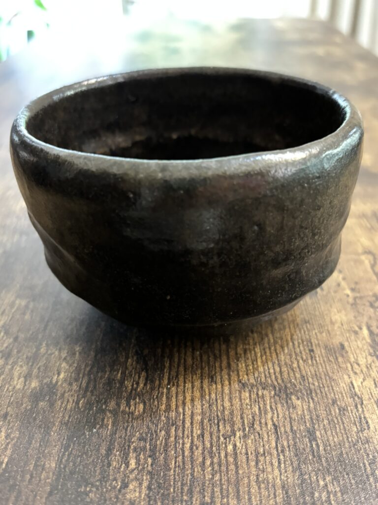 父からもらった黒楽茶碗