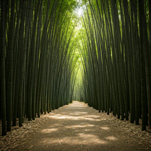 和の文化体験：竹林の道