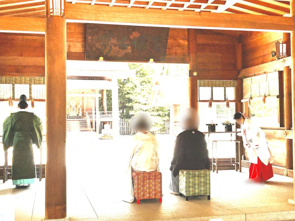 阿佐ヶ谷神明宮神前式